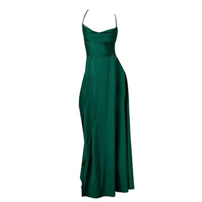 Robe de soirée sans manches pour femme | Maxi