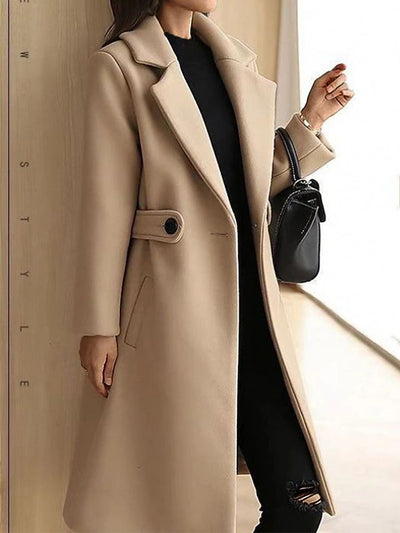 Lou | Manteau d'hiver élégant pour femmes | Long