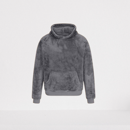 Sweat à capuche duveteux pour femmes | Chaud