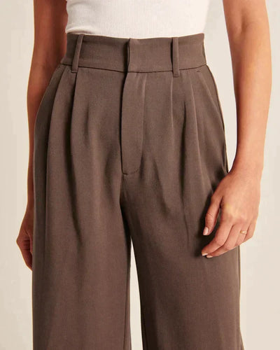 Pantalon élégant à pinces pour femmes | Travail