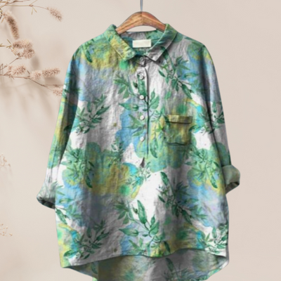 Chemisier en soie à fleurs pour femmes | Chic