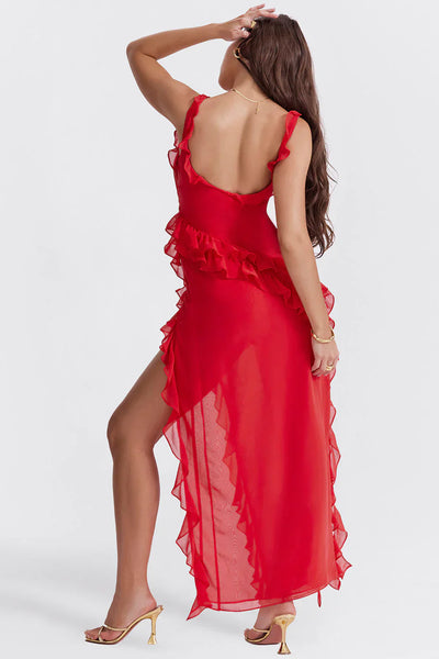 Robe élégante à fermeture éclair pour femmes | Maxi