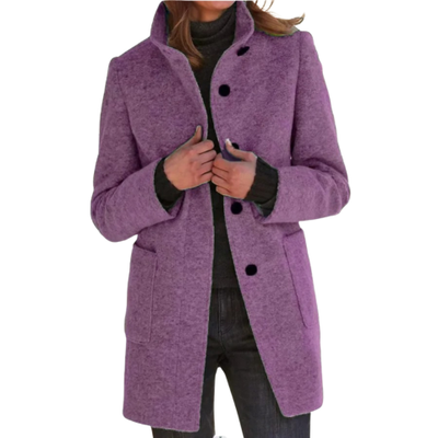 Manteau rembourré boutonné pour femme | Hiver