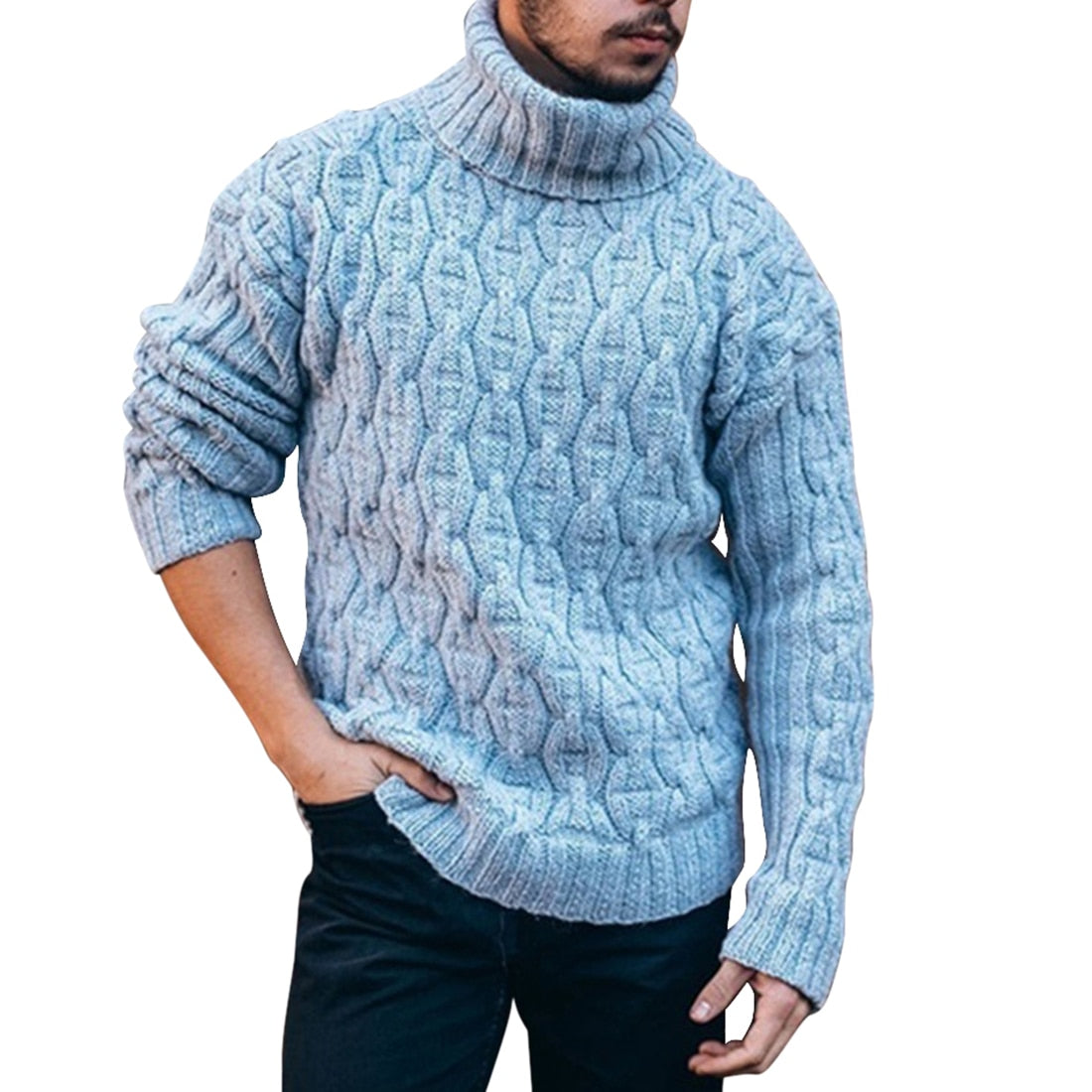 Hommes Pull à col épais | Hiver