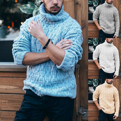 Hommes Pull à col épais | Hiver