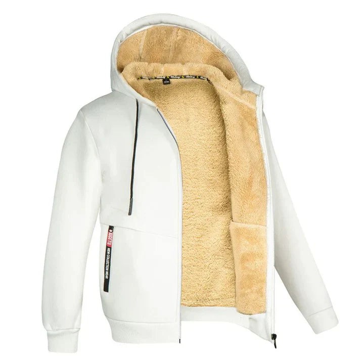 Drew | Veste polaire à capuche pour hommes | Chaude