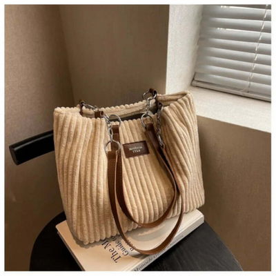 Sac élégant en velours pour femme | Sac à bandoulière