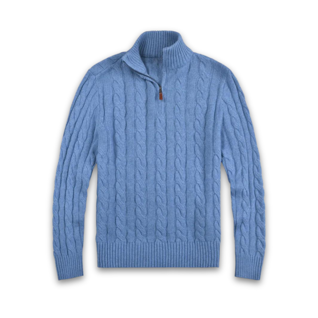 Chandail semi-fermé pour hommes | Chaud