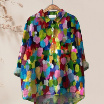 Chemisier en soie à fleurs pour femmes | Chic