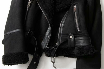 Women’s Warm Suede Coat | Winter