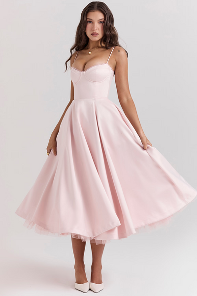 Robe longue amincissante de luxe pour femme | Maxi