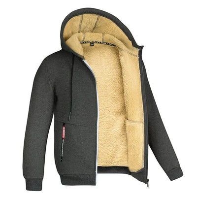 Drew | Veste polaire à capuche pour hommes | Chaude