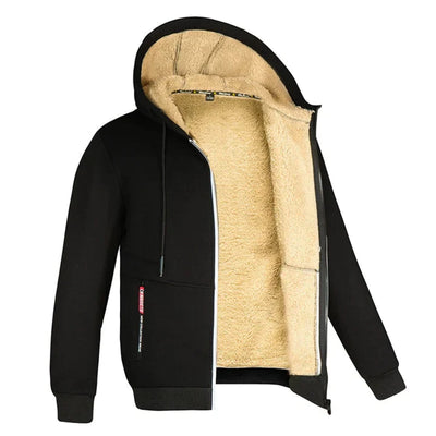 Drew | Veste polaire à capuche pour hommes | Chaude