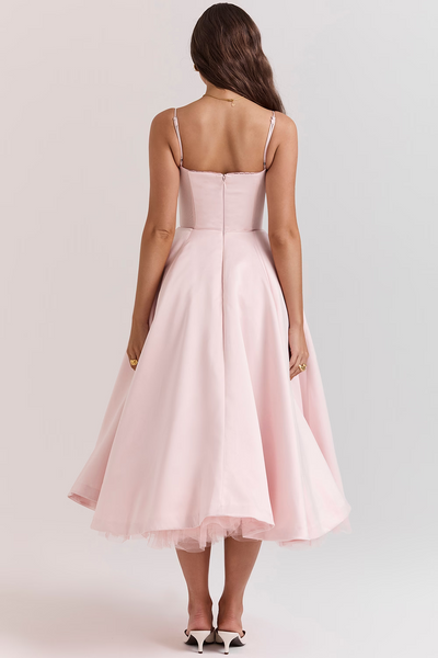 Robe longue amincissante de luxe pour femme | Maxi