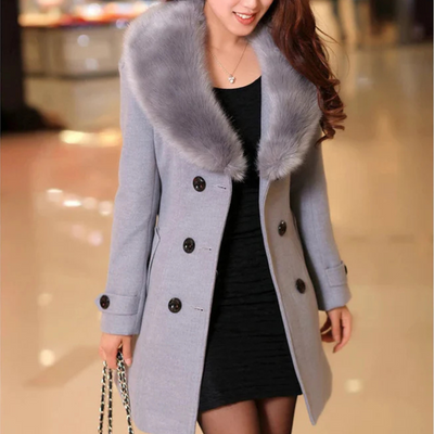 Daphne | Manteau de fourrure tendance pour femme | Hiver