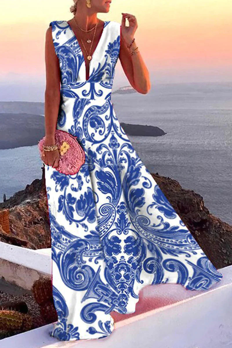 Robe fluide et élégante pour femme | Maxi
