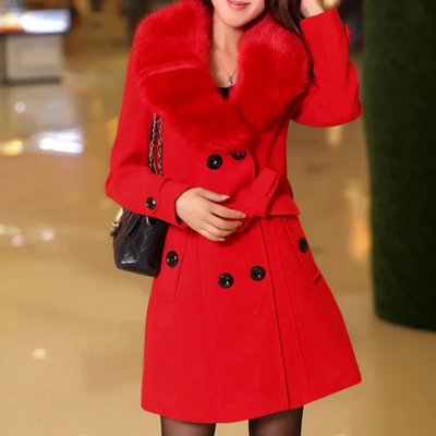 Daphne | Manteau de fourrure tendance pour femme | Hiver
