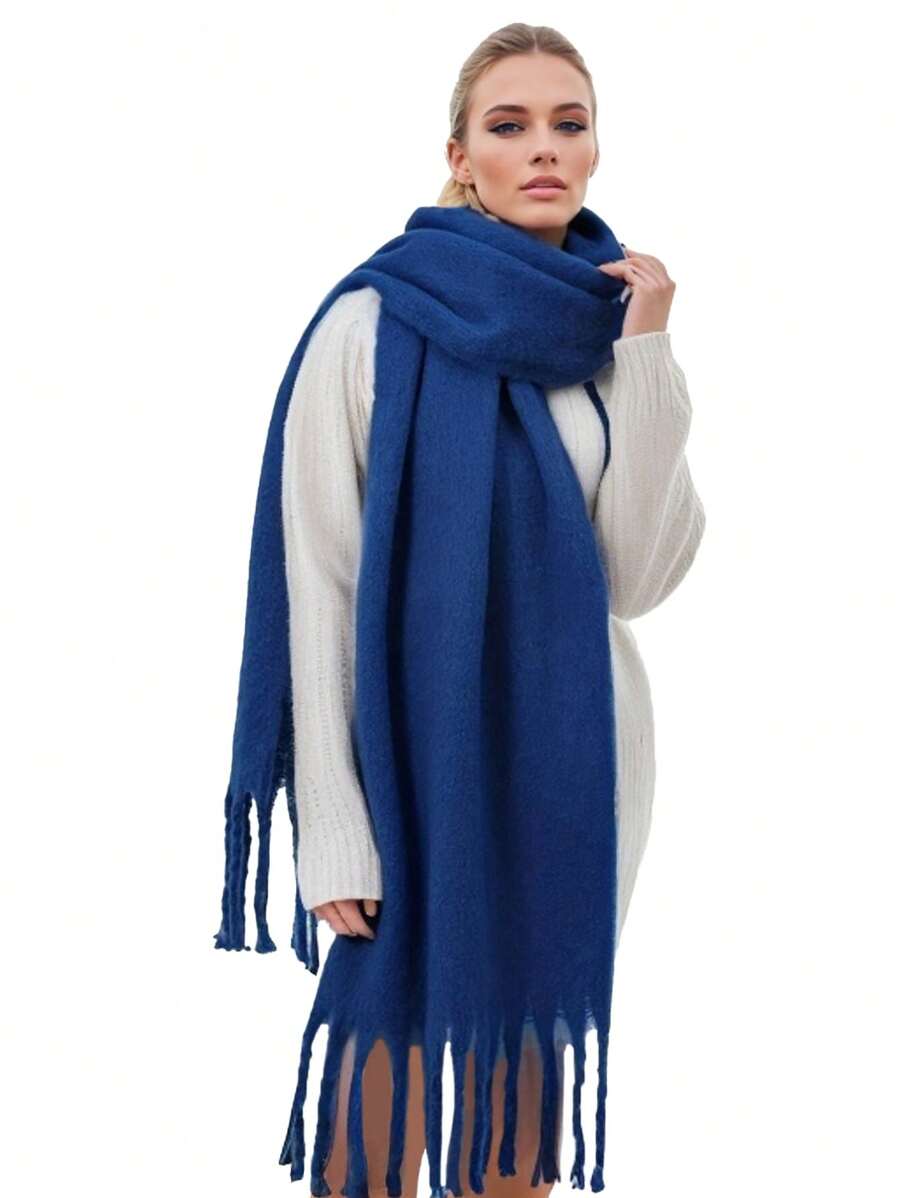 Écharpe mohair femme | Chaud