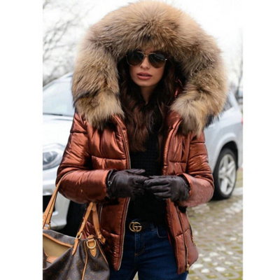 Vien | Veste femme doublée fausse fourrure | Hiver