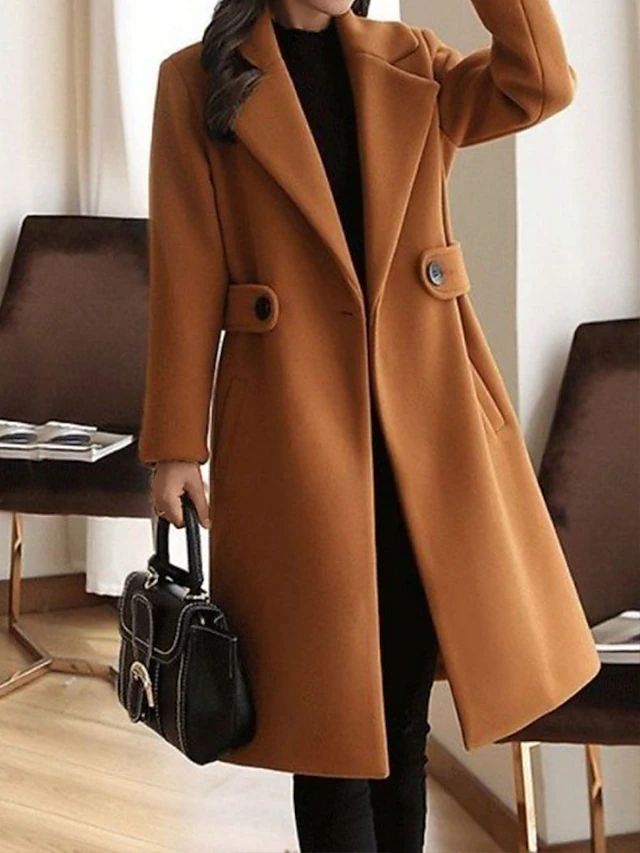 Lou | Manteau d'hiver élégant pour femmes | Long