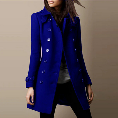 Valeen | Manteau de tweed pour femme | Longue