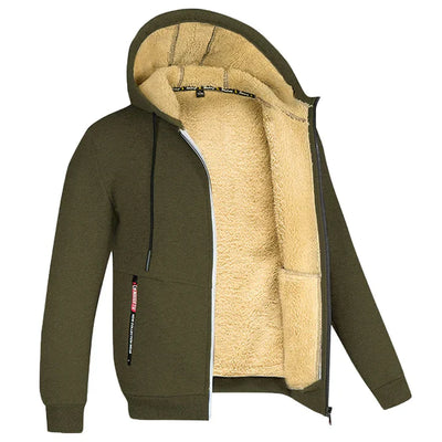 Drew | Veste polaire à capuche pour hommes | Chaude