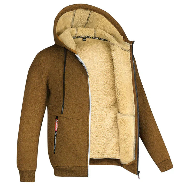 Drew | Veste polaire à capuche pour hommes | Chaude