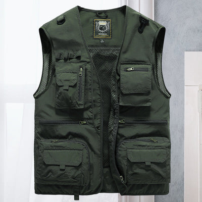 Gilet utilitaire tactique pour hommes | Sans manches