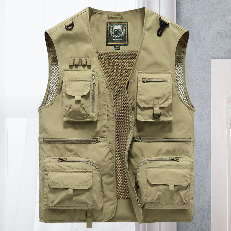 Gilet utilitaire tactique pour hommes | Sans manches