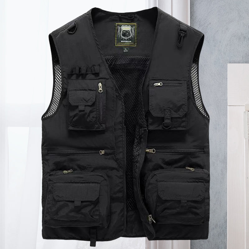 Gilet utilitaire tactique pour hommes | Sans manches