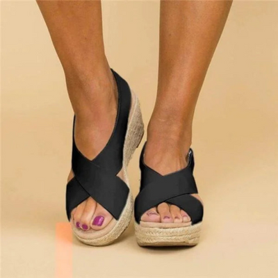 Sandales compensées d'été pour femmes | Confort