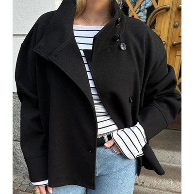 Manteau court élégant pour femme | Chaud