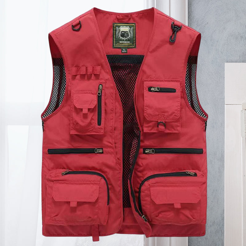 Gilet utilitaire tactique pour hommes | Sans manches