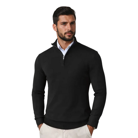Pull à fermeture éclair pour homme | Chaud