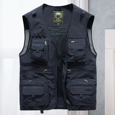 Gilet utilitaire tactique pour hommes | Sans manches