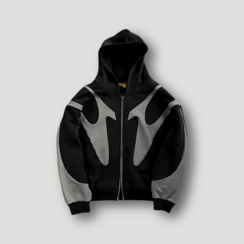 Sweat à capuche urbain et audacieux pour homme | Zippé