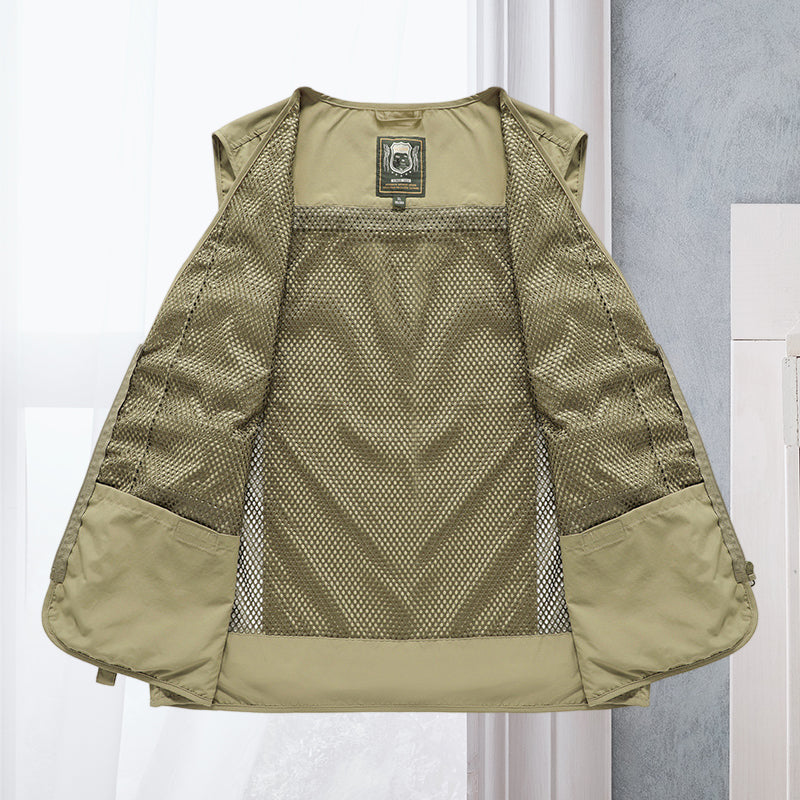 Gilet utilitaire tactique pour hommes | Sans manches