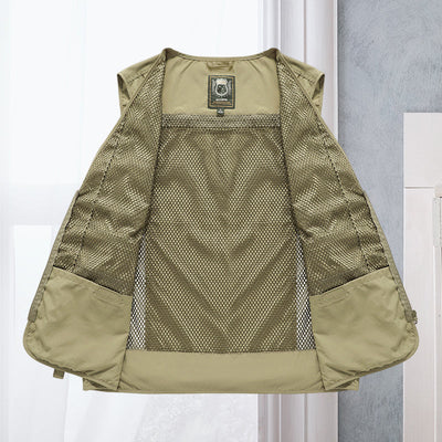 Gilet utilitaire tactique pour hommes | Sans manches