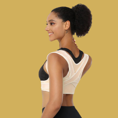 Correcteur de posture discret pour femmes | Soutien dorsal et soulagement cervical