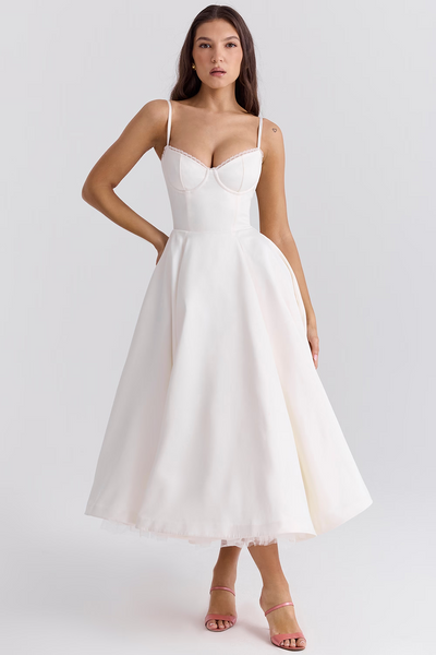 Robe longue amincissante de luxe pour femme | Maxi