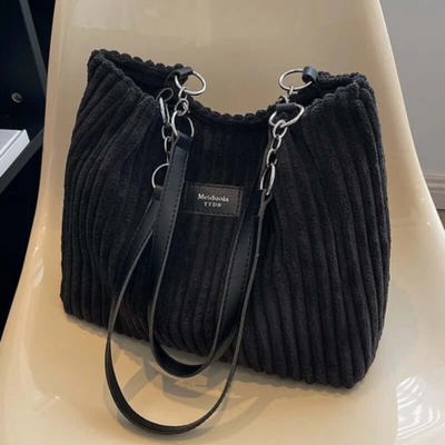 Sac élégant en velours pour femme | Sac à bandoulière