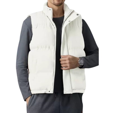 Gilet matelassé léger pour homme | Chaud
