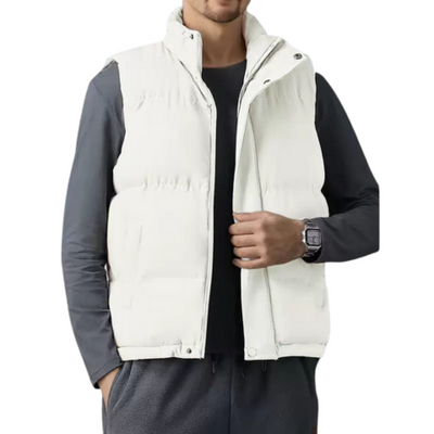 Gilet matelassé léger pour homme | Chaud