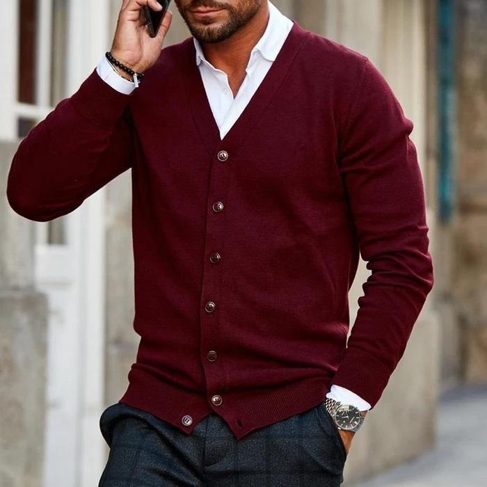 Nino | Cardigan décontracté pour hommes | Chaud