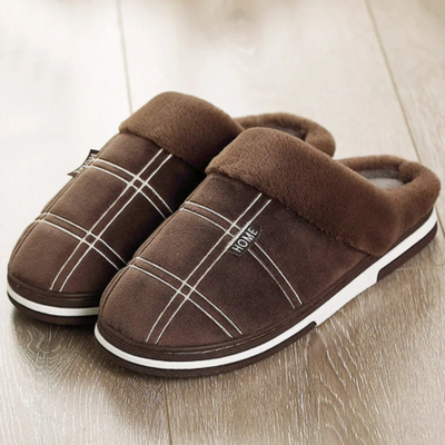 Chaussons chauds pour hommes | Orthopédiques