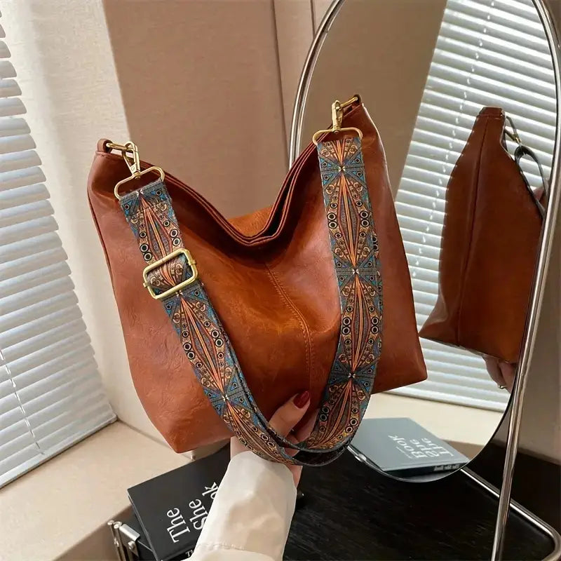 Sac à bandoulière vintage pour femmes | Moyen