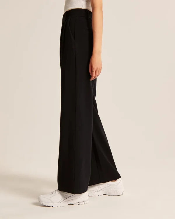 Pantalon élégant à pinces pour femmes | Travail