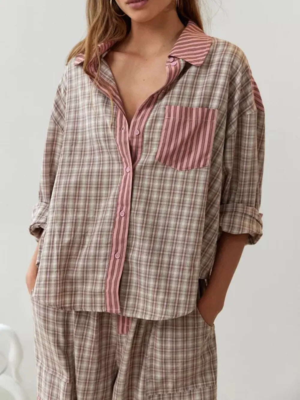 Fleur | Pyjama deux pièces pour femme