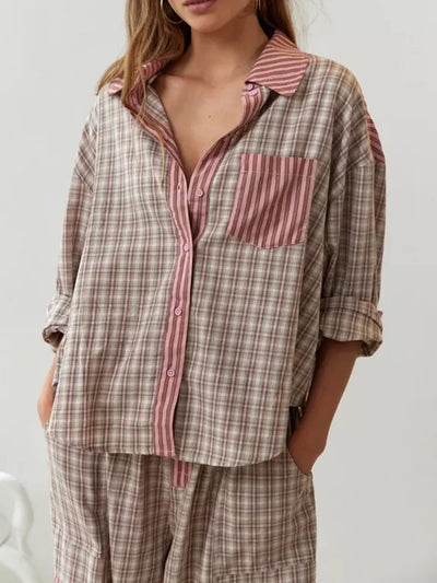 Fleur | Pyjama deux pièces pour femme