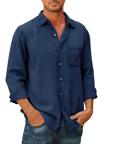 Chemise en jean pour hommes | Manches Longues
